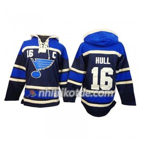 St. Louis Blues Brett Hull 16 Blau Sawyer Hooded Sweatshirt - Herren